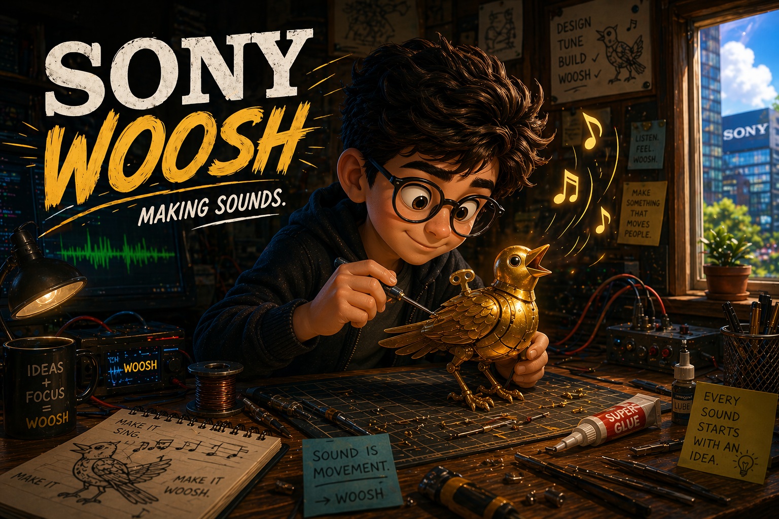 Sony Woosh Sound Effects Model
